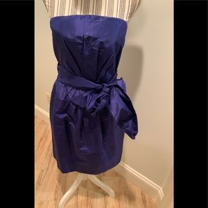 Holiday Party Taffeta Strapless Dress NWT